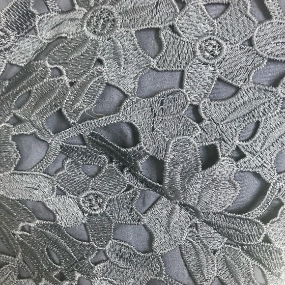 Banana Republic Navy Lace Dress w Pockets Sz 2 - Picture 7 of 8